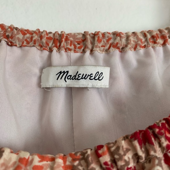 Madewell Silk Cold Shoulder Dress  in Dusty Blush - Picture 5 of 5